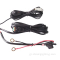 12-24V Μεγάλη απόσταση 100m τηλεχειριστήριο Blitz Flash Car LED Light Wire Harness για 1 φως